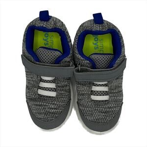 Simple Joys by Carter Jodynn Fabric Sneaker Grey/Blue Size 9